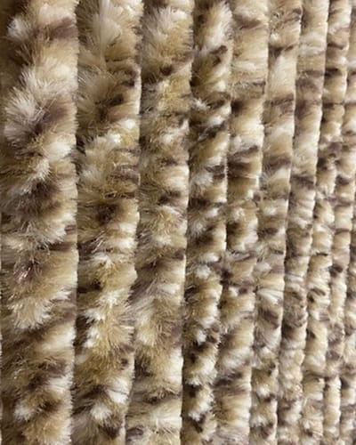 Vliegengordijn Kattenstaarten Taupe Beige Bruin - 90cm x 220cm