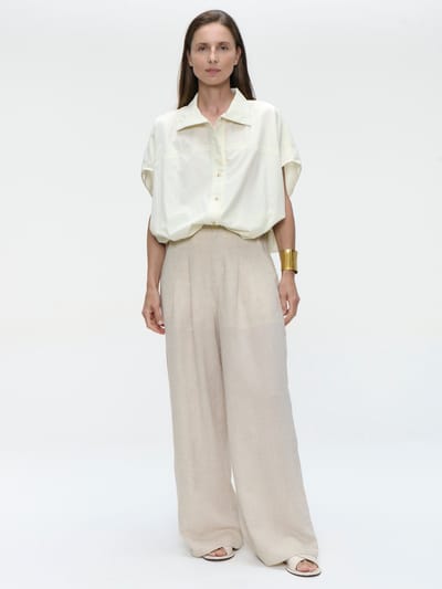 Anda oversized blouse | Yellow - Yellow / M/L