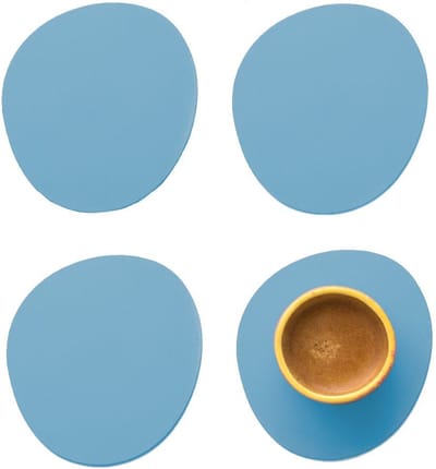 Vacavaliente - Home Accents Ruca Stone Coasters (x4) Morning Blue