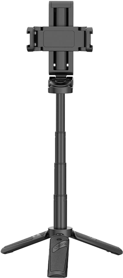 Ulanzi JJ02 Pocket selfie stick statief voor smartphone - Met bluetooth afstandsbediening - Compact broekzak-formaat - Maximale hoogte 40 cm - Zwart