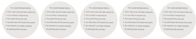 Dailygoods- Reparatietape Waterdicht - Reparatie Patches - Transparante Reparatiepleisters - Opblaasbaar Materiaal - Eenvoudig aan te brengen - Sterke Zelfklevende Achterkant - Reparatiepatch