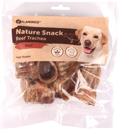 Flamingo Nature - Snack Honden - Nature Snack Luchtpijp 5-6cm 100gr - 1st - 126967 - 1st