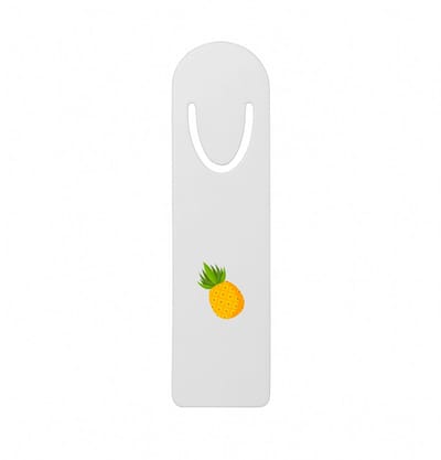 Hacebo® - Ananassen metalen boekenlegger - Ananas - Fruit liefhebbers - Tropisch fruit - vrucht - gezond eten Bladwijzer boekenleggers - 12.7 cm x 3.2cm