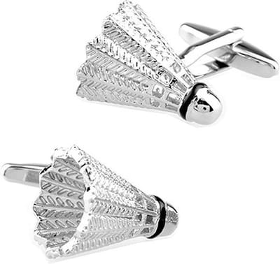 Amanto Manchetknopen Clifton - 316L Staal - Sport - Badminton - 15x18mm