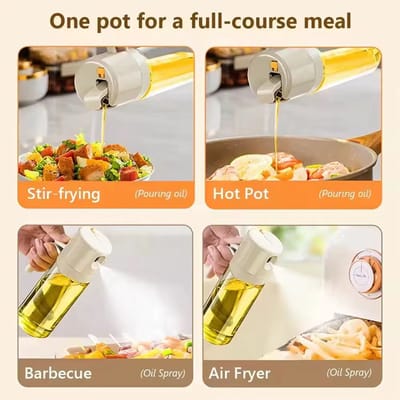 Lanphen™ Premium Oil Sprayer Bottle – 550ml Kitchen Olive Oil Dispenser