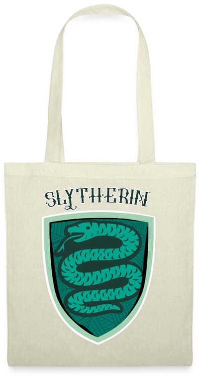 Harry Potter Slytherin Logo small Tas Van Stof Schoudertas