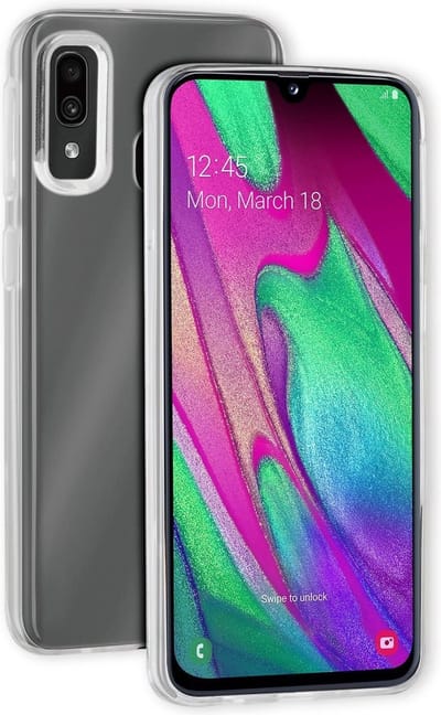 BeHello Samsung Galaxy A40 ThinGel Siliconen Hoesje Transparant