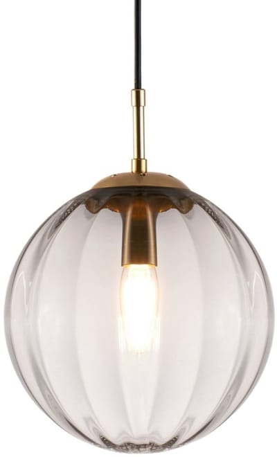 Kosilum - Niccolo - Hanglamp - Goud/Messing - Metaal en glas