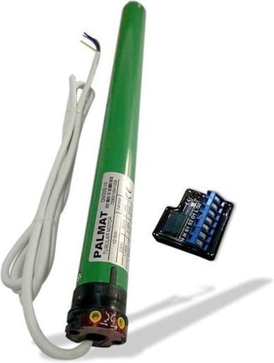 PALMAT rolluikmotor en mechanische afstelling inclusief Wifi-ontvanger (buis van 40 mm,13 Nm)
