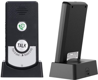 Twee Weg Intercom - Draadloze Deurtelefoon - Communicatie Thuis - Bereik tot 1000m - 2 Stuks - Wit