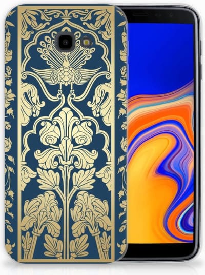 Samsung Galaxy J4 Plus (2018) TPU Case Beige Flowers