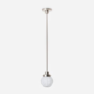 Hanglamp Guimard Flower 20's Matnikkel - Art Deco Trade