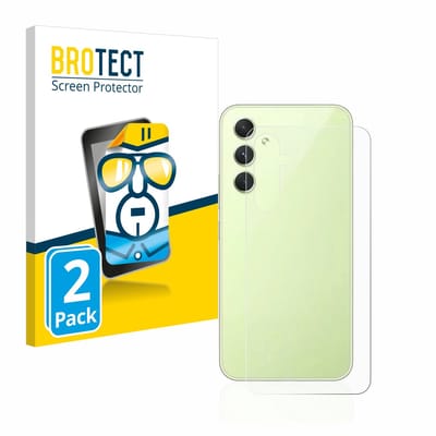 BROTECT - Screenprotector voor Samsung Galaxy A54 5G (Achterkant) - Folie Beschermfolie transparant 2 Stuks