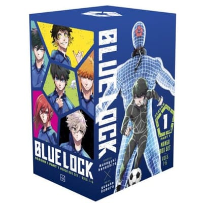 Blue Lock Seizoen 1 Deel 1 Manga Boxset door Muneyuki Kaneshiro Paperback Boek 9798888773499