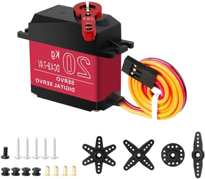 Digitale Metaal Servo Motor 25kg voor RC Vliegtuigen, Helikopters, Auto's en Boten met 270° Beweging
