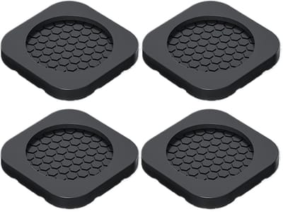 Wasmachine Trilkussens - Apparaat Dempers - Stabiliseren Apparaten - Schokabsorberend TPR Materiaal - 8cm Buitendiameter - Zwart