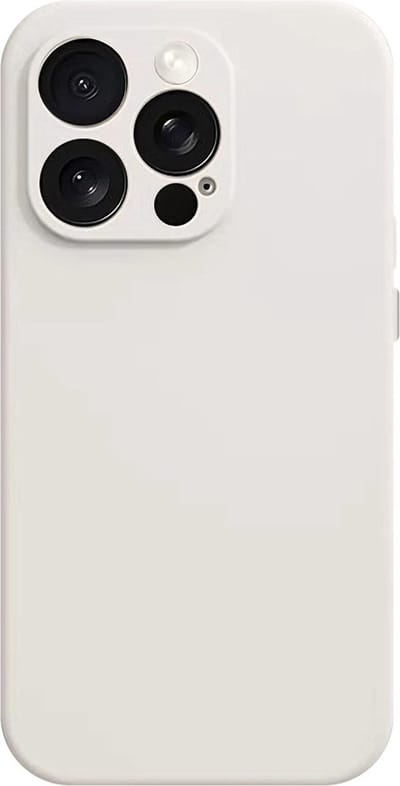Coverup Hoesje - Geschikt voor iPhone 16 Pro Max Hoesje - Coverup Colour TPU Back Cover - MagSafe Compatible - Ecru