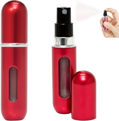 Reisverstuiver met Parfum Atomiser Flesje – 5ML Parfumdispenser - Rood