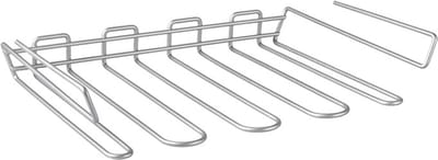 Metaltex - Ophangbare wijnglazenhouder - Ophangen in de kast - Sterke coating - 8 wijnglazen