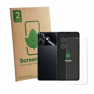 2 Stuks Screenprotector voor realme Note 80 (Voor+Camera) - Hoogwaardige Beschermfolie transparant