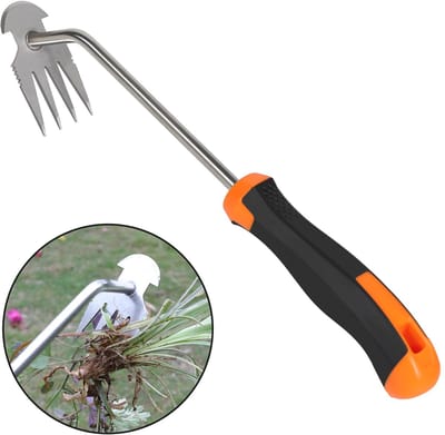 Weed Puller, Portable Garden Tools, 2024 New Manganese Steel Weed Puller, for Hand Weed for Vegetable Gardening, Backyard, Farm Planting and Uprooting Weeding Tools