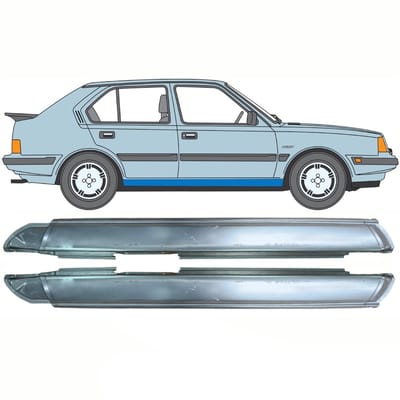 Volledige dorpel voor Volvo 340 360 1975-1991 / Links + Rechts / Set