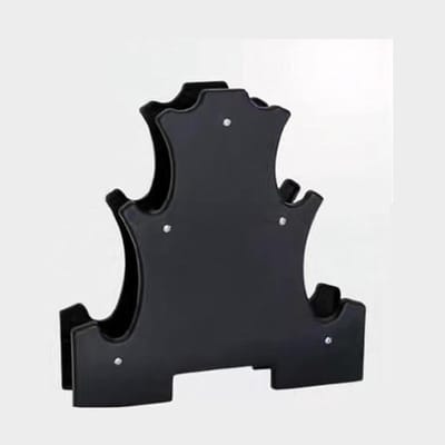 Halterrek - Halteropberger - Thuis sporten - Compact A-frame - 3-traps - Zwart