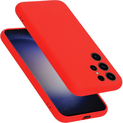 Cadorabo Hoesje geschikt voor Samsung Galaxy S23 ULTRA in LIQUID ROOD - Beschermhoes gemaakt van flexibel TPU silicone Case Cover