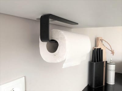 Keukenrolhouder | Zonder boren | Keukenorganizer | Papierhouder | Toiletrolhouder | Rhino RVS