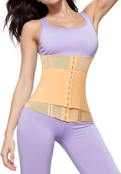 Effectieve Taille Trainer voor Vrouwen, Body Shaper en Zweetband, Ideaal voor Sport en Dagelijks Gebruik, Ondersteunt Herstel na Bevallingen en Verbetert de Houding