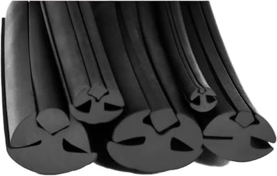 Rubberen afdichtstrip - Sponsafdichting - Waterdicht afdichten - Verouderingsbestendig - 25mm breed - Zwart