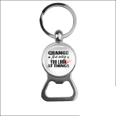 Bieropener Glas - Change The Way You Look At Things