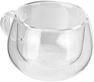 VT Goods - Glazen cappuccino kopjes - Dubbelwandige espresso 150 ml - Thermisch glas - Transparant - Koffiedrinkservice - Geschikt voor feesten en s..