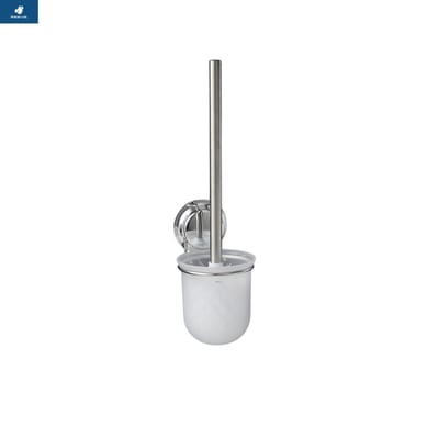 Waterval Wc-Borstel Hangend Zuignap RVS – Toiletborstel met Zuignaphouder – RVS Design - Optimale Hygiëne