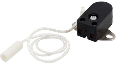 Mini Trekschakelaar voor Meubelverlichting - 2-gaats Plaat, 2 A, 250 V