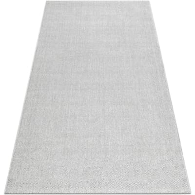 Kleden Rugsx Tapijt CASABLANCA LOOM zilverkleuring, lus, zacht 80x150 cm