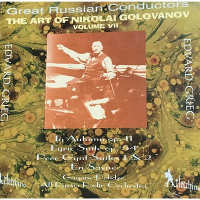 CD EDVARD GRIEG; NIKOLAI GOLOVANOV - De Kunst van Nikolai Golovanov Volume APRA30 Japan Muziek Overig Gebruikt brown