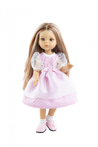 Paola Reina Amigas Articulada Miriam babypop licht meisje met kledij 32cm
