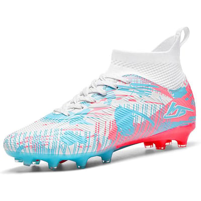 Heren Voetbalschoenen TF/FG Sneaker Jongen Comfortabel Maatschappelijk Origineel Duurzaam Topkwaliteit Voetbalschoenen Lange Noppen Voetbalschoenen 34 white