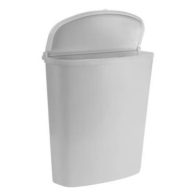 Brunner Pillar Hangende Prullenbak - Grijs - 5.5 Liter - Kunststof - Met Deksel - Voor Caravan & Camper