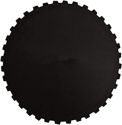 Trampoline Springdoek - Vervangende Mat - Buiten Plezier - Waterdicht Weerbestendig - Ø 115-366 cm - Zwart