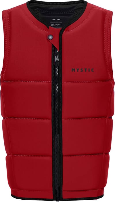 2025 Mystic Heren Brand Front Zip Wake Impact Vest - Red
