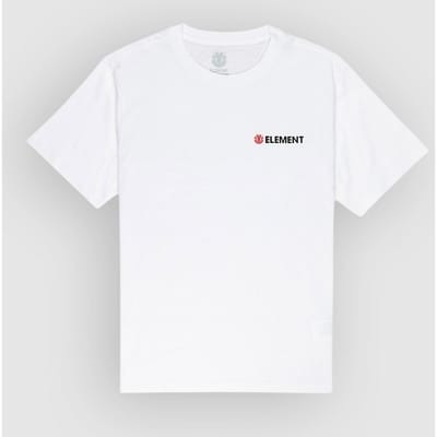 Element Blazin Chest T-shirt Met Korte Mouwen Wit L Man