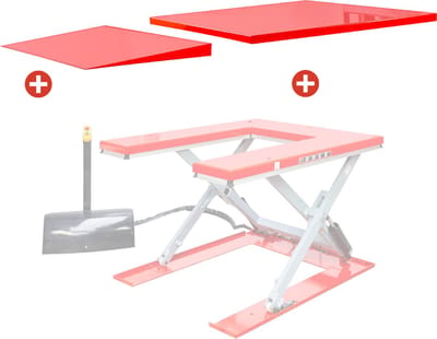 Afdekplaat en rijplaat voor TPSL1150/TPSL1151 MW Tools TPSL1150OA