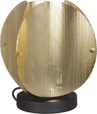 OSRAM DECOR Gevouwen Globe Tafellamp E27, 260mm, Goud, Staal geëlektroplateerd, Industrieel, Textielkabel