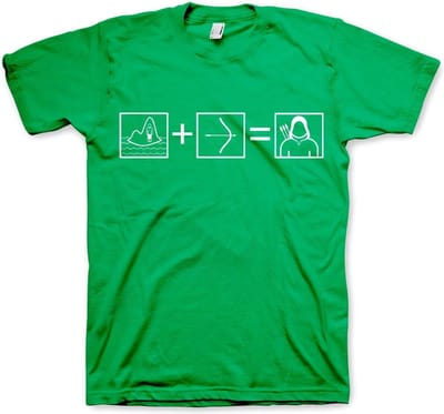 DC Comics Arrow Heren Tshirt -S- Arrow Riddle Groen