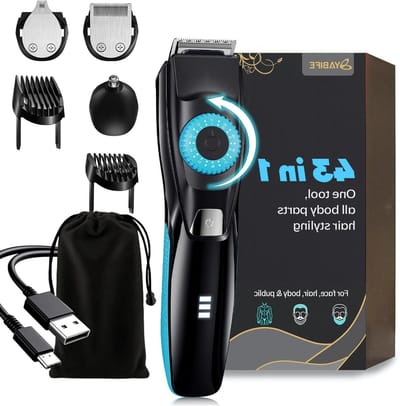 Baard Snor Trimmer - Grooming Kit Heren - Persoonlijke Verzorging - 40 Lengte-instellingen - 0.5-40 mm - Zwart