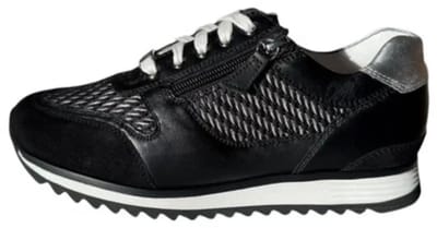 Hassia Porto sneaker zwart H (Maat - 3,5, Kleur - Zwart)