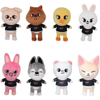 Skzoo Knuffels Schattig En Charmant Stray Kid Knuffels Cartoon Knuffeldieren Knuffels Poppen Schattige Metgezel ontworpen voor Kamerdecoratie Kinderen