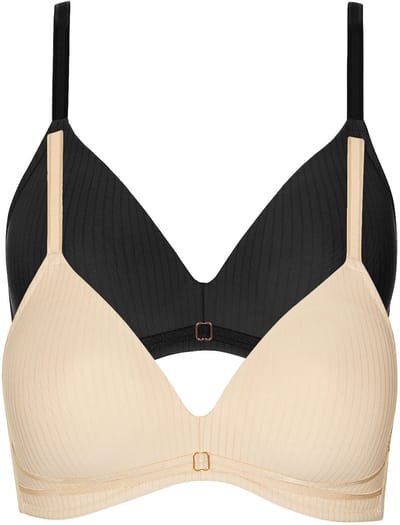 2-pack cup BH zonder beugel Laura